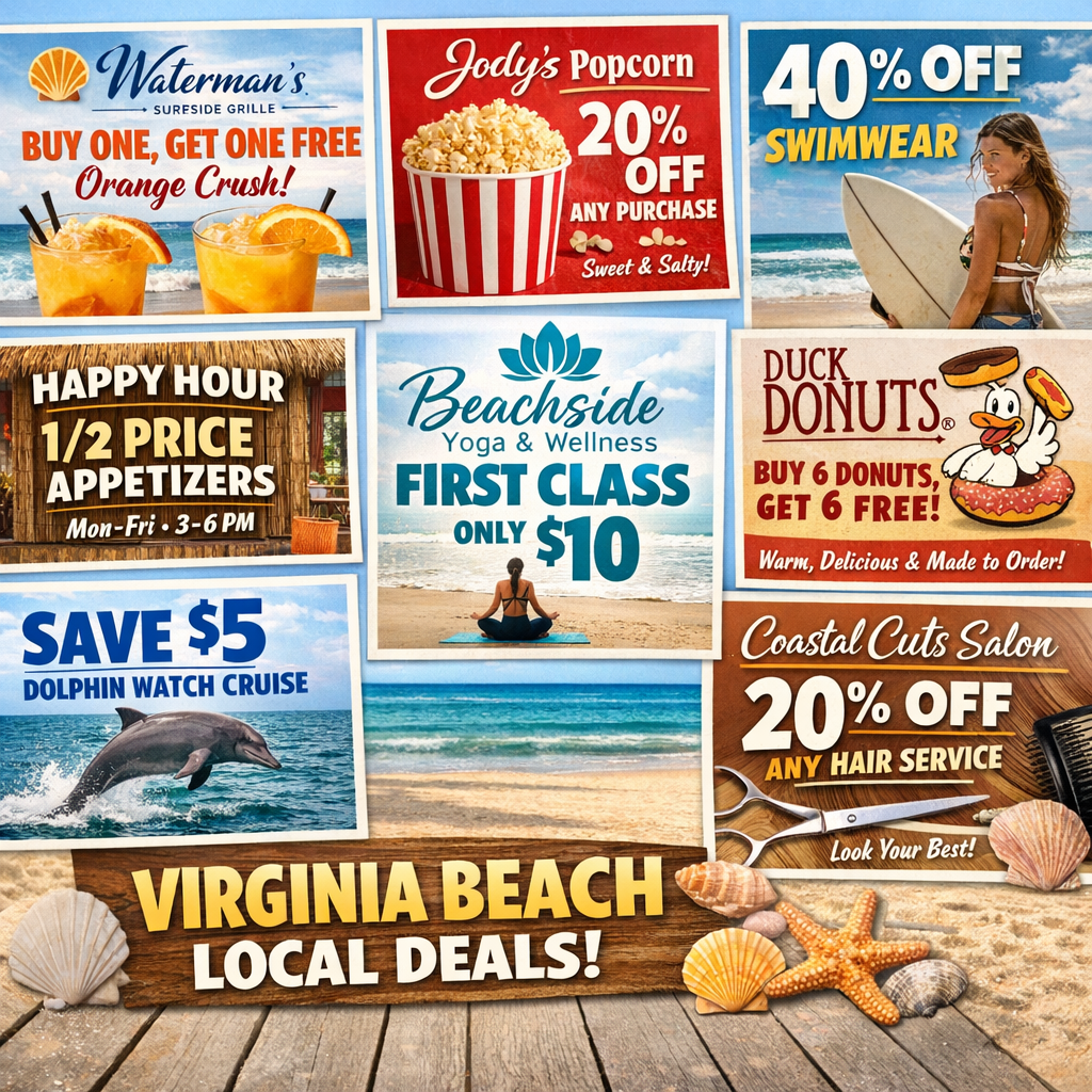 Exclusive Deals and Discounts from Virginia Beach Businesses