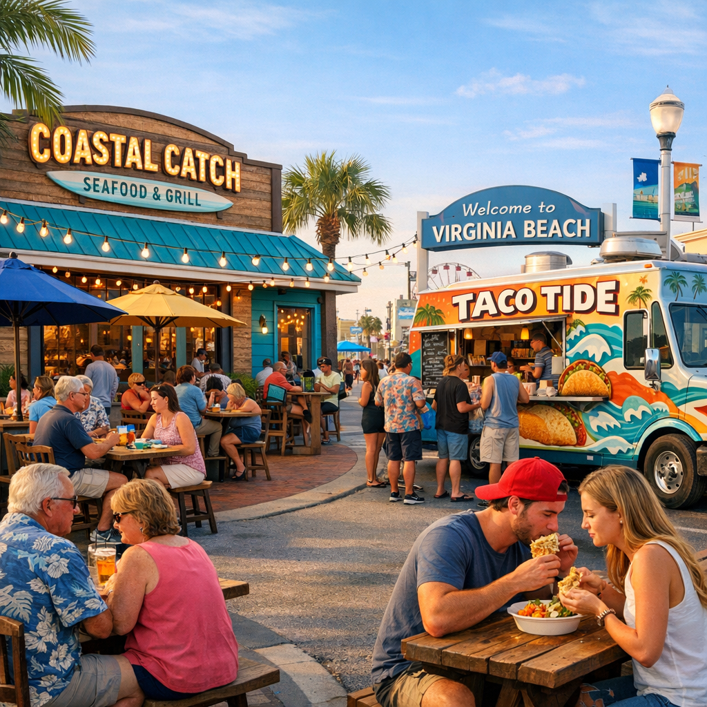Exploring Virginia Beach’s Culinary Scene: New Eateries and Food Trucks to Savor