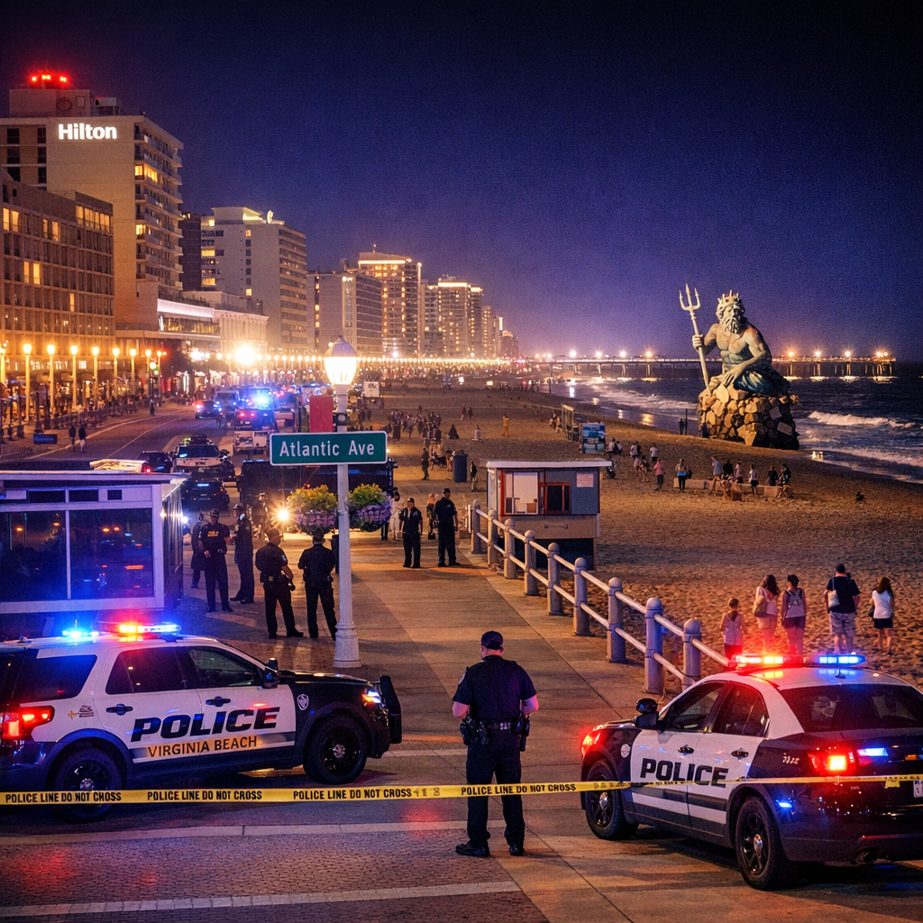 Virginia Beach Implements Temporary Oceanfront Curfew to Enhance Public Safety