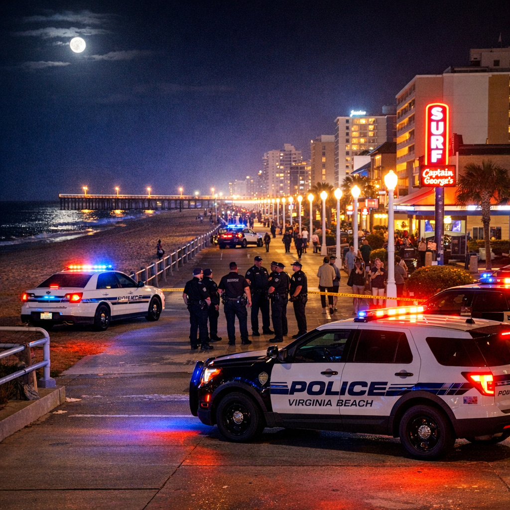 Virginia Beach Implements Temporary Oceanfront Curfew to Enhance Public Safety