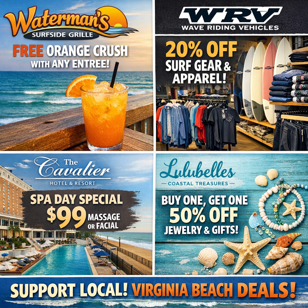 Exclusive Deals from Virginia Beach Businesses