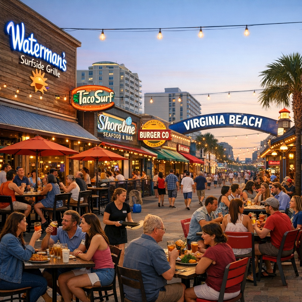 Exploring Virginia Beach’s Culinary Scene: New Eateries and Local Favorites